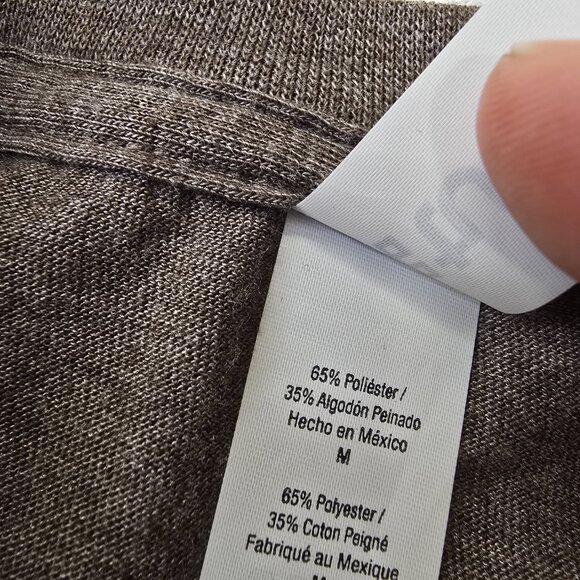 Happy Easter Crew Neck Grey Heather Tee Medium - Picture 6 of 6